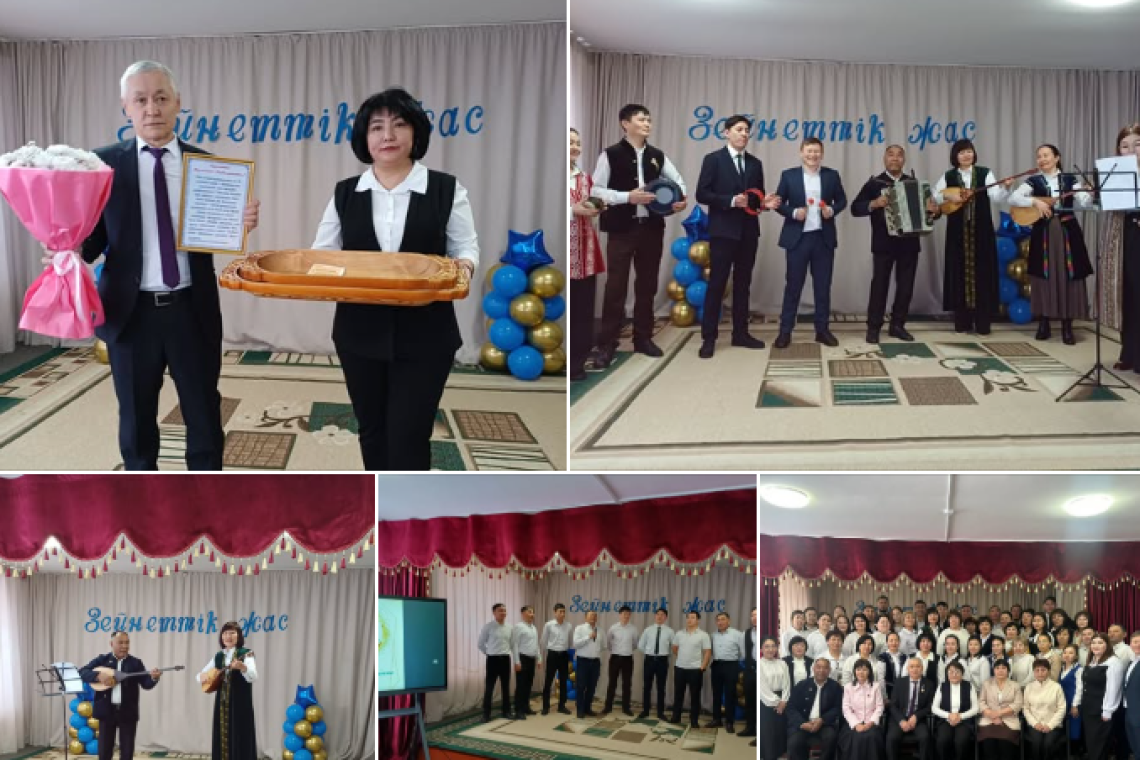 Бүгін Саумалкөл қазақ орта мектебінде 27 жыл бойы адал қызмет еткен, оқушылардың сүйіспеншілігіне бөленген, ұжымға сыйлы, алғашқы әскери дайындық пәнінің мұғалімі - Садықов Жұмағазы Қабылқақұлының құрметті зейнет жасқа толуына орай іс-шара ұйымдастырылды.